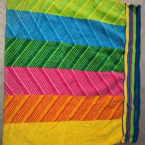Colorful Striped Beach Towel